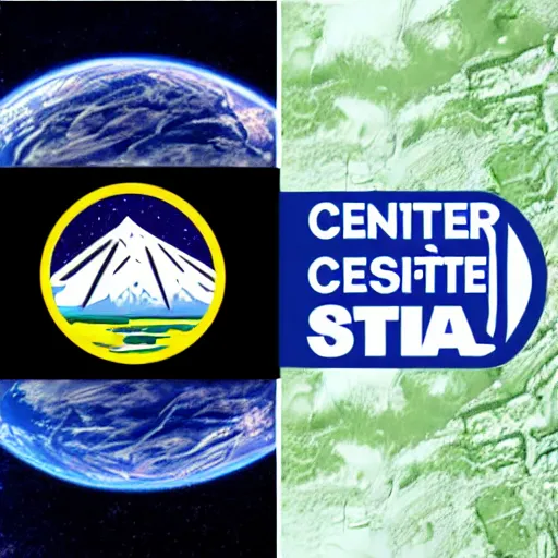 Image similar to centre for satellite data in environmental science logo mission patch