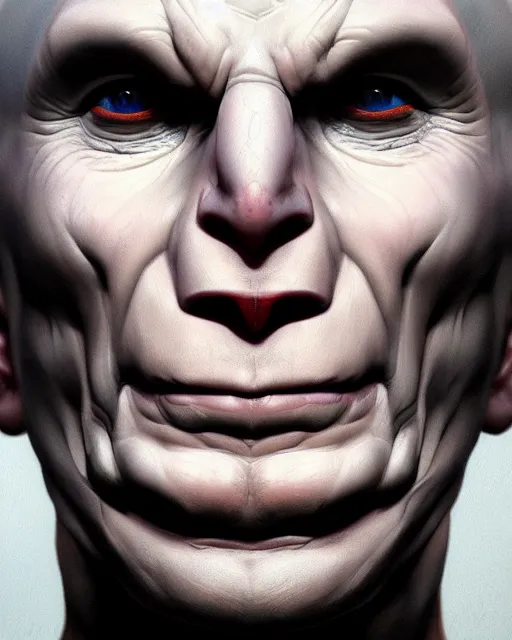 Image similar to portrait of lord voldemort, hyper realistic face, beautiful eyes, character art, art by mark brooks, hyperdetailed, cryengine, trending on artstation, digital art