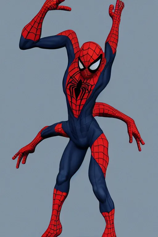 Image similar to spider - man in half life alyx