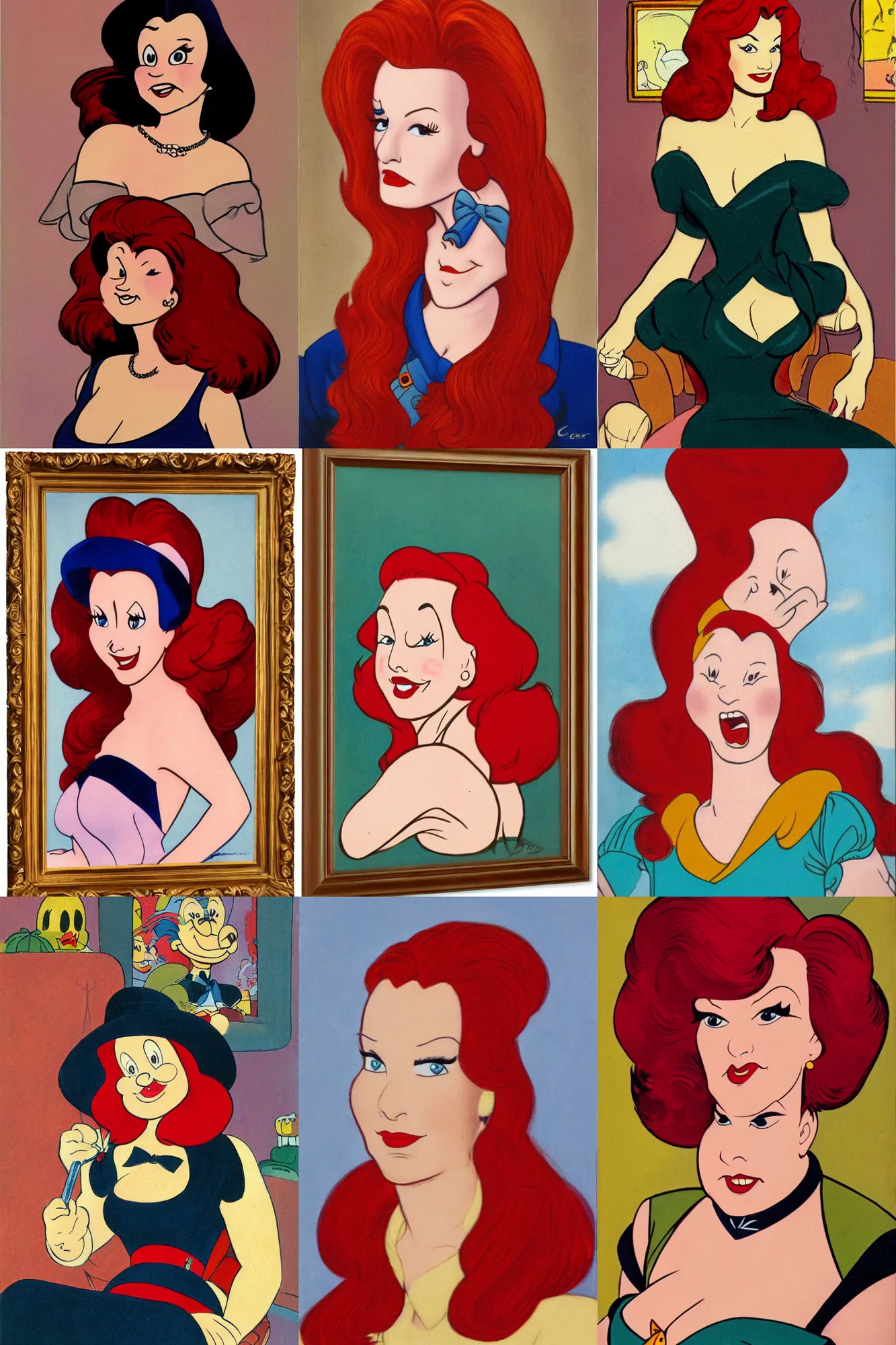 female characters with red hair