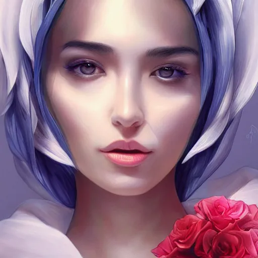 Prompt: masterpiece by Artgerm