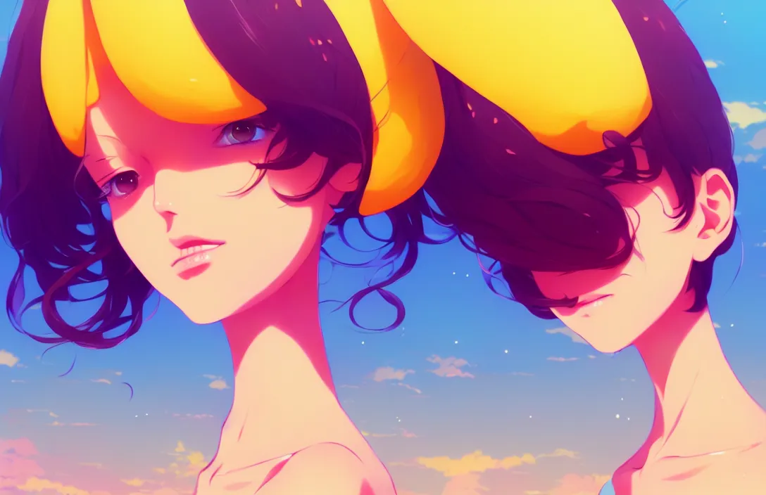 Prompt: ⁠portrait of an Sentient Lemon , Beach background, rich vivid colors, ambient lighting, dynamic lighting, 4k, HQ, official media, anime key visual, makoto shinkai, ilya kuvshinov, lois van baarle, rossdraws, detailed, trending on artstation