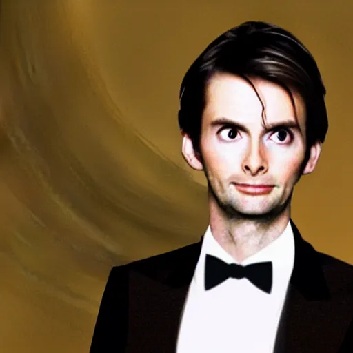 Image similar to photograph of a young david tennant in a tuxedo