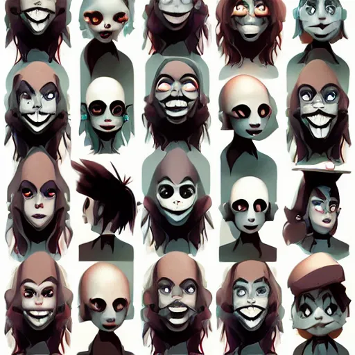 Image similar to face icon stylized minimalist beetlejuice, loftis, cory behance hd by jesper ejsing, by rhads, makoto shinkai and lois van baarle, ilya kuvshinov, rossdraws global illumination