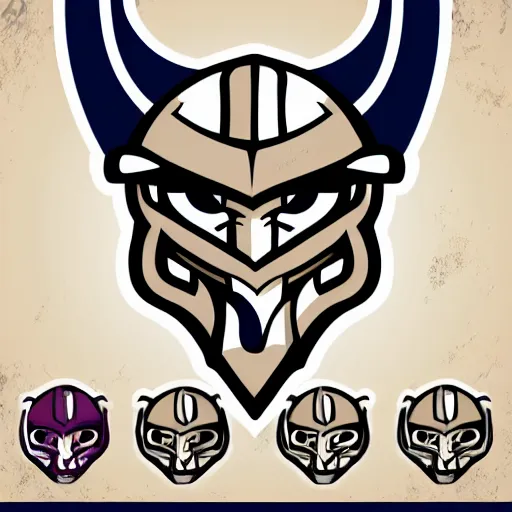 Image similar to sports logo detailed vector vikings