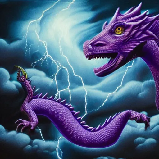 Image similar to super - detailed justin bieber riding a purple dragon in a storm, ultrarealistic, highly detailed, soft colors