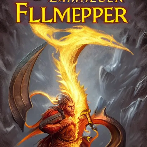 Image similar to flamekeeper. epic fantasy