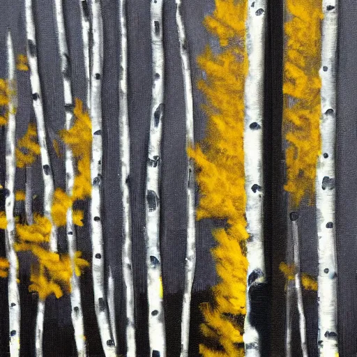 Image similar to abstract art representing aspen poplar