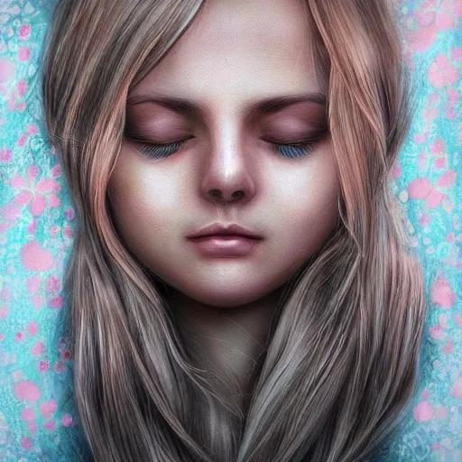 Image similar to sweet dreams ai selfie, trending on artstation, highly detailed, illustrated