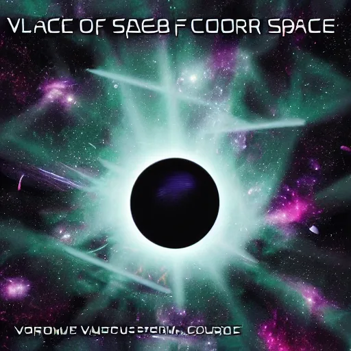 Image similar to vacuum of space, a void between stars, voidcore, by kraemahz,