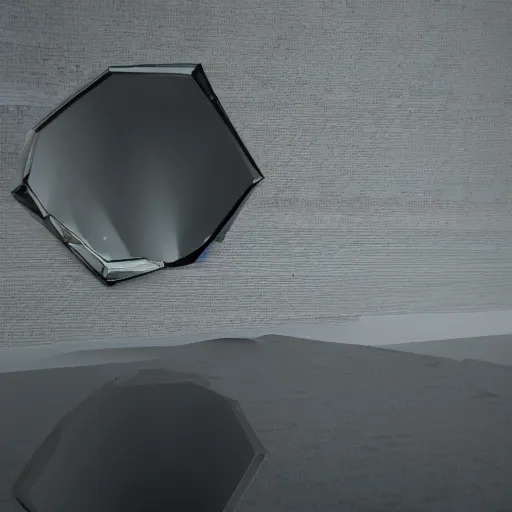 Image similar to broken shards of mirror reflecting each other, raytraced, unreal 5 ultra high detail,