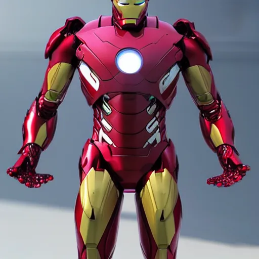 Image similar to octane rendering iron man suit , ultrarealistic