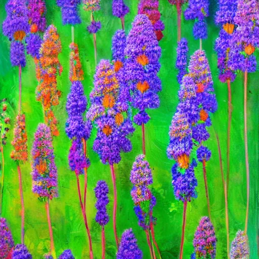 Image similar to Achillea millefolium abstract art