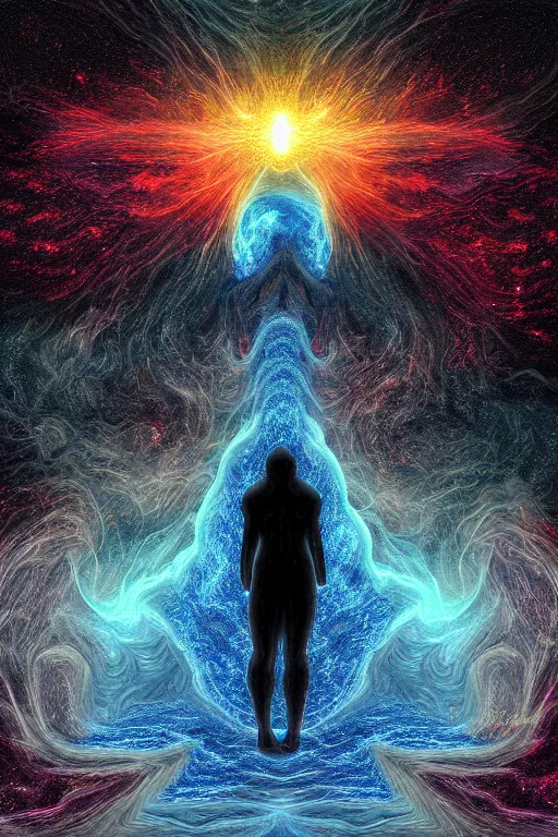 Image similar to The end of all existence in the universe, digital artwork