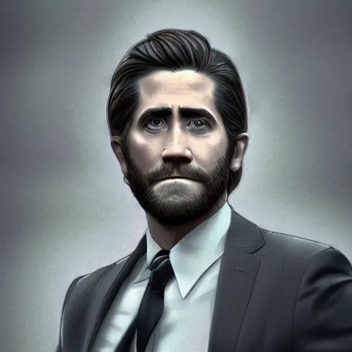 Image similar to jake gyllenhaal as bernie sanders movie poster, dynamic pose, intricate, elegant, highly detailed centered digital painting artstation concept art smooth sharp focus illustration