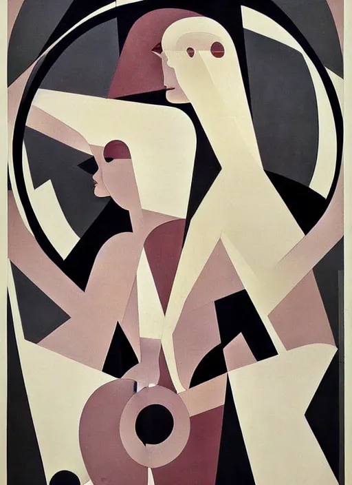 Image similar to ( constructivism monumental dynamic graphic ) super flat style figurative detailed portrait by avant garde painter and leon bakst, illusion surreal art, highly conceptual figurative art, intricate detailed illustration drawing, controversial poster art, geometrical drawings, no blur