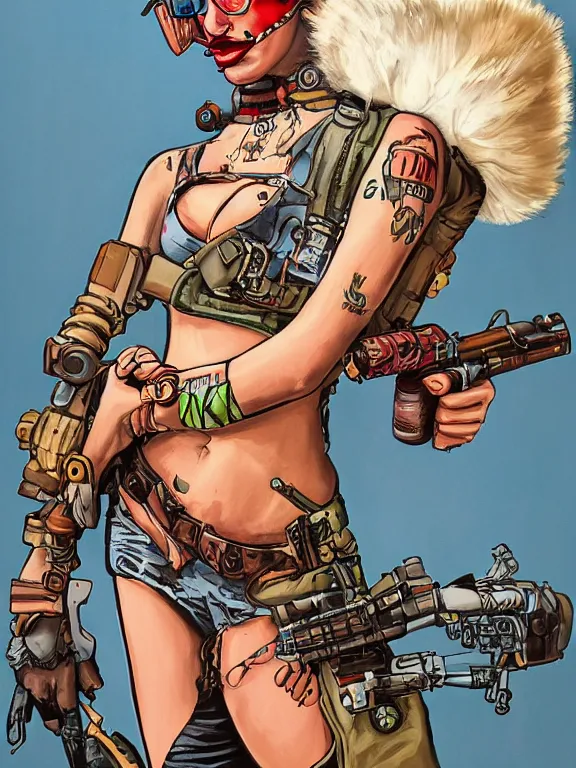 Image similar to Tank girl by Ashely Wood