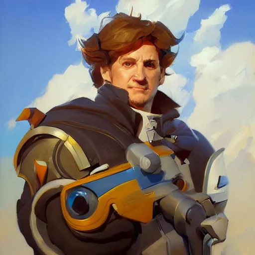 Prompt: greg manchess portrait painting of bilbo beutlin as overwatch character, medium shot, asymmetrical, profile picture, organic painting, sunny day, matte painting, bold shapes, hard edges, street art, trending on artstation, by huang guangjian and gil elvgren and sachin teng