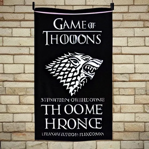 Prompt: game of thrones house banner loon