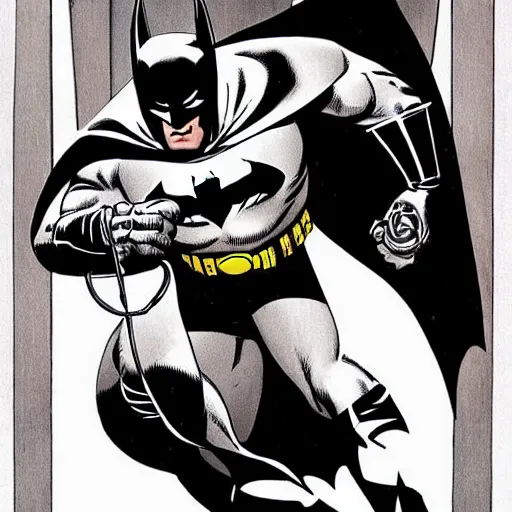 Prompt: Batman drawn by Bruce trimm