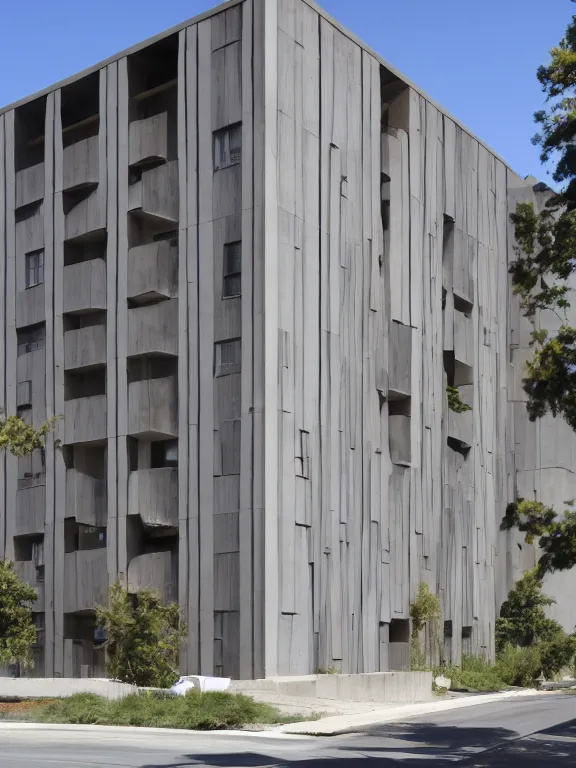 Image similar to low - cost concrete - paneled five - storied apartment building