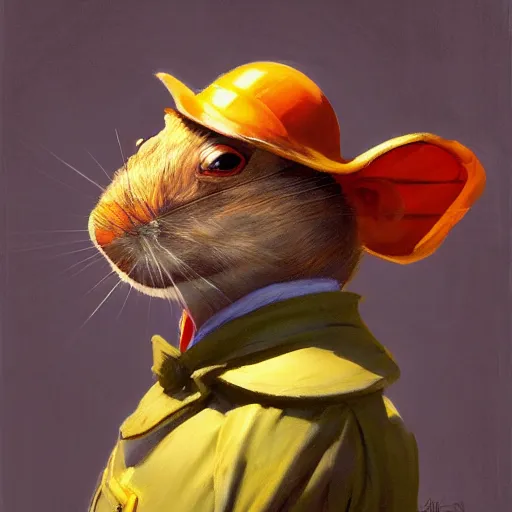 Image similar to greg manchess portrait painting of partially armored doormouse from alice in wonderland as overwatch character, medium shot, asymmetrical, profile picture, organic painting, sunny day, matte painting, bold shapes, hard edges, street art, trending on artstation, by huang guangjian, gil elvgren, ruan jia, randy vargas, greg rutkowski