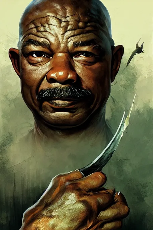 Image similar to carl weathers, sorcerer, lord of the rings, tattoo, decorated ornaments by carl spitzweg, ismail inceoglu, vdragan bibin, hans thoma, greg rutkowski, alexandros pyromallis, perfect face, fine details, realistic shaded