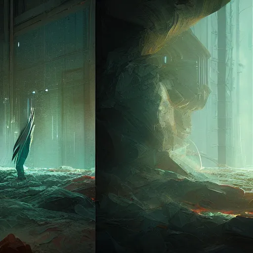 Image similar to liminal space, artwork by tooth wu and wlop and beeple and greg rutkowski