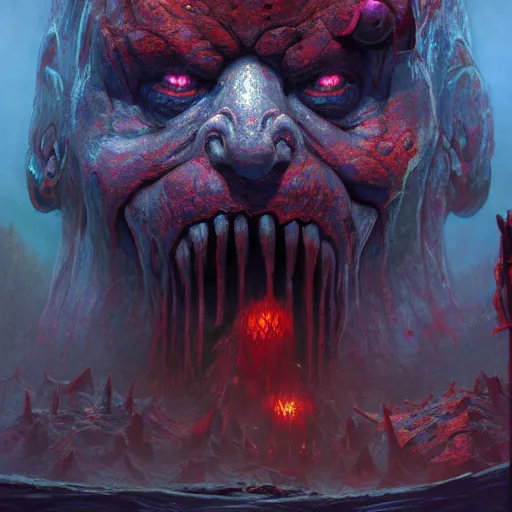 Image similar to bright, colorful, realistic, detailed from Elder Scrolls: shivering isles concept art Geiger and Beksiński dark depths of the dwarven kingdom backlighting, kodachrome, high contrast, highly detailed, sharp focus, digital painting, concept art, illustration, trending on artstation, comic book by Alex Ross and Adam Adamowicz cover art