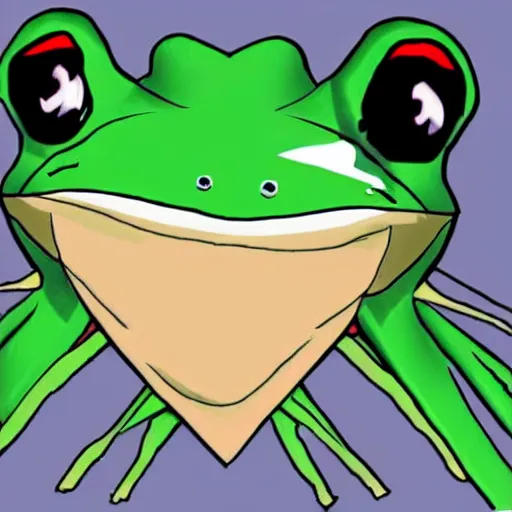 Image similar to anonymous anime frog