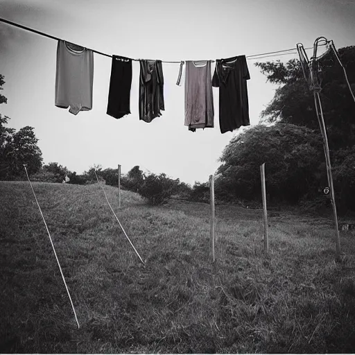 Prompt: “hills hoist washing line”