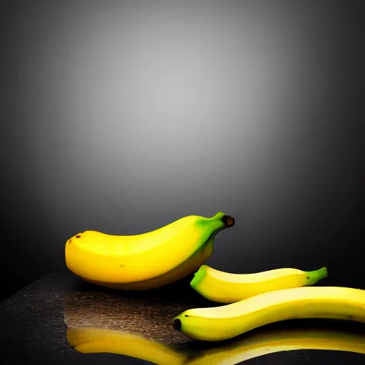 Prompt: a OPAQUE bag containing a banana, black background