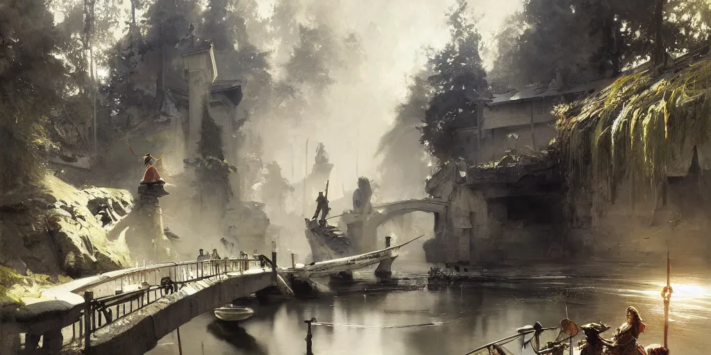 Image similar to graffiti by heironymous bosch, anders zorn, masterpiece by greg rutkowski, hd image, detailed, intricate