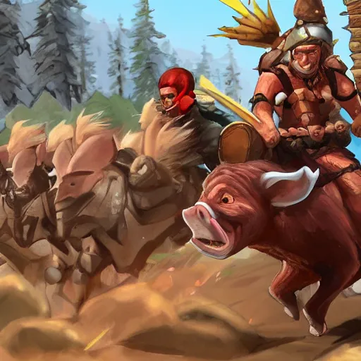 Image similar to hog rider