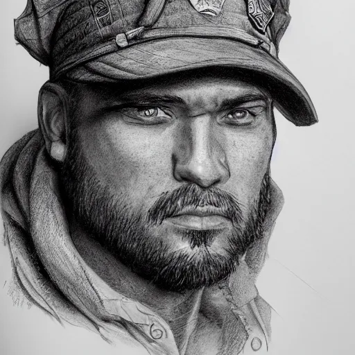 Image similar to Police sketch of a guy named Carl done on paper, detailed, very detailed, highly detailed, intricate details, intricately detailed, HD quality, 8k resolution, trending on artstation, real
