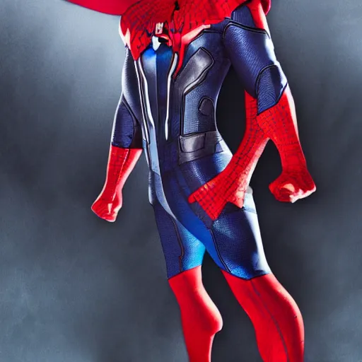 Image similar to thor as spiderman suit