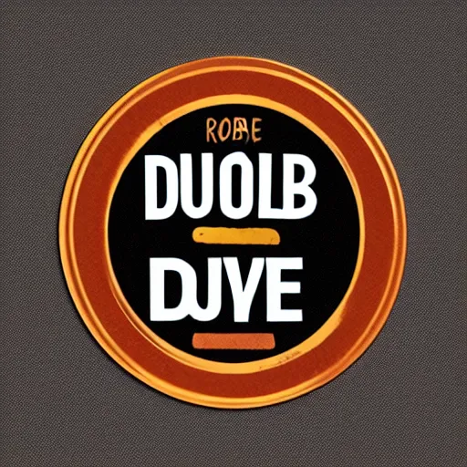 Prompt: logo design for foodie dude rob