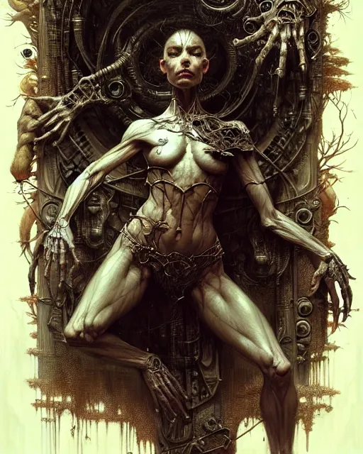 Image similar to human hand anatomy for artists fantasy character portrait, ultra realistic, cinematic, concept art, wide angle, intricate details, hologram, highly detailed by greg rutkowski, aaron horkey, gaston bussiere, craig mullins, simon bisley, arthur rackham