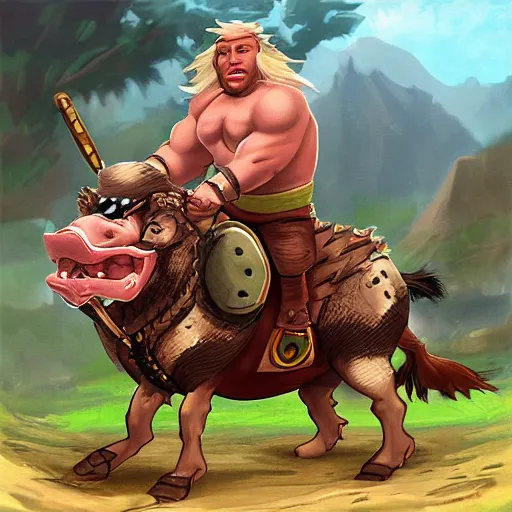 Image similar to hog rider