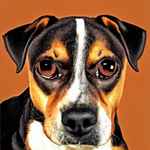 Prompt: realistic analog disclosure album cover faces dogs animals