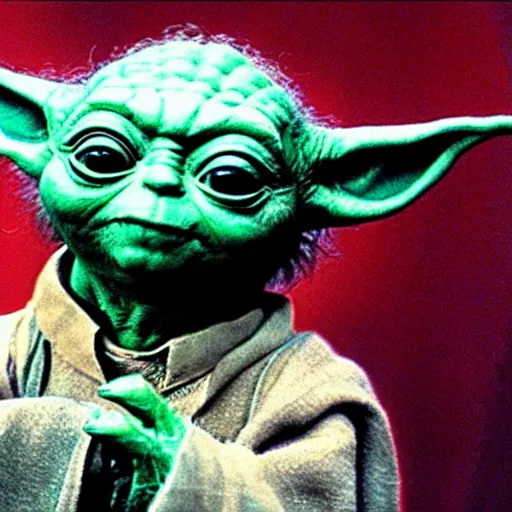 Prompt: yoda in gremlins, highly detailed