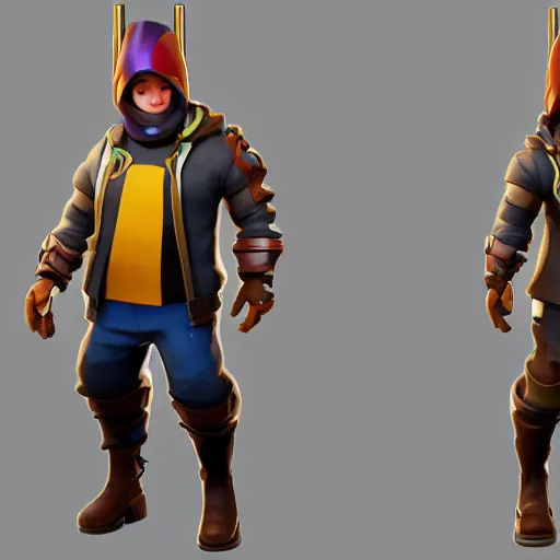 Image similar to elon. usk as a fortnite character