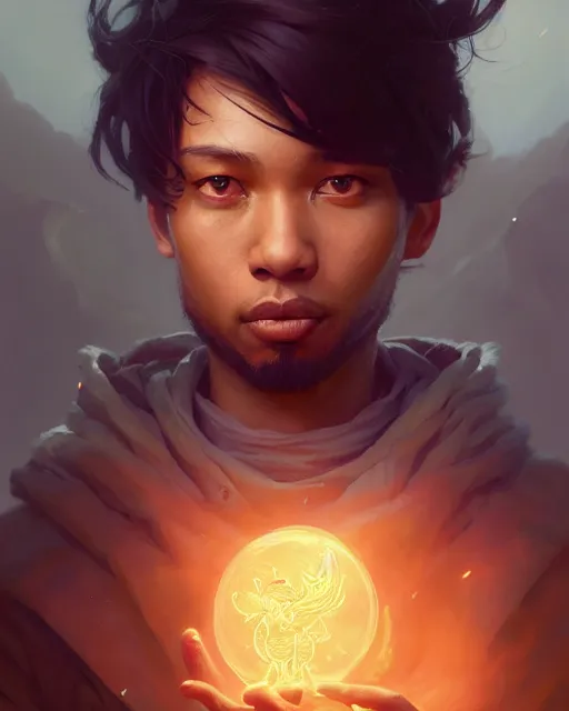 Image similar to portrait of young rza, stephen bliss, unreal engine, fantasy art by greg rutkowski, loish, rhads, ferdinand knab, makoto shinkai and lois van baarle, ilya kuvshinov, rossdraws, tom bagshaw, global illumination, fan art, radiant light, detailed and intricate environment