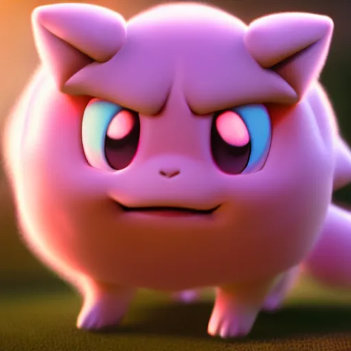 Prompt: photography of a realistic jigglypuff animal, ultra detailed, 8 k, cinematic lighting, natural background, trending on artstation, pokemon