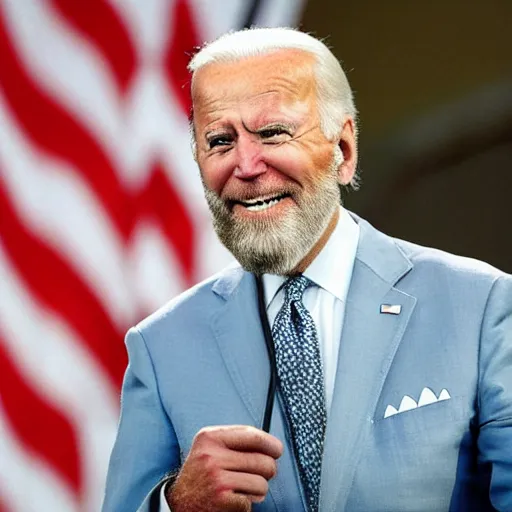 Image similar to bearded beard joe biden with a beard