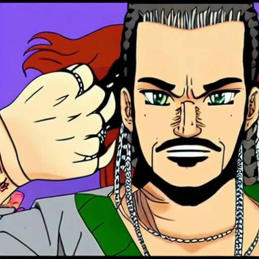 Prompt: jody highroller, as an anime character