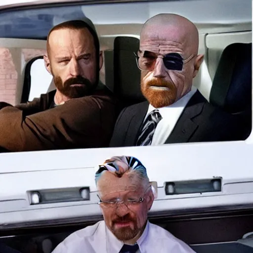 Image similar to walter white and biden