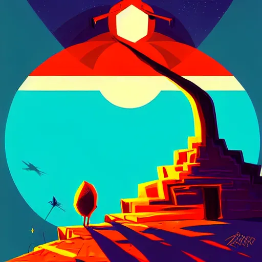 Image similar to curled perspective digital art of palestina free by anton fadeev from nightmare before christmas