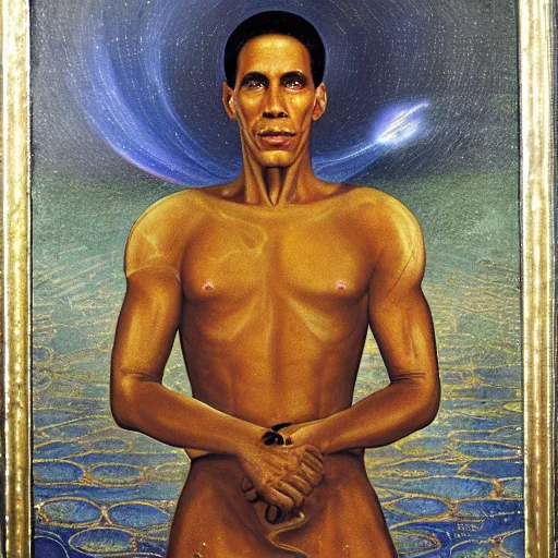 Image similar to Portrait of Apophis from Stargate SG1, renaissance painting