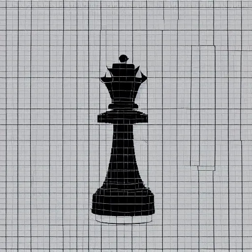 A Chess Piece on a Chess Board Graphic by klakonstudio · Creative Fabrica